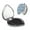 Heart Shape, variant on Picia Sea Turtle for Compact Vanity Mirror , Travel Makeup Mirror , Portable Magnifying Cosmetic Mirror for Daily, Work, Business-Heart Shape