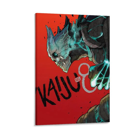 Kaiju No. 8 Art Fight Anime Poster Home Decor Poster Wall Art Hanging Picture Print Bedroom Decorative Painting Posters Room Aesthetic 16x24inch(40x60cm)