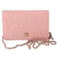thumbnail image 2 of Pre-Owned CHANEL Camellia Wallet On Chain WOC Crossbody Pink Caviar Leather, 2 of 10