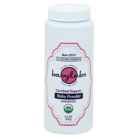 Baby Labs 681052 3.5 oz Baby Powder Organic