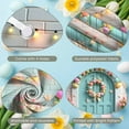 thumbnail image 4 of Cute Bunny Easter Banner Colorful Easter Eggs Spring Backdrop Spring Floral Garden Rabbit Display for Easter Party Spring Celebration Photo Backdrop, 4 of 9
