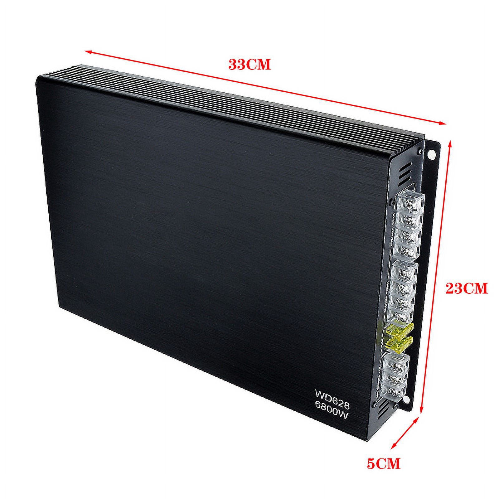 4 Channels Car Sound Amplifiers DC 12V 6800W Max Class A/B Home Subwoofer Stereo Bass Speaker Automotive Amplifiers ,Super Compatibility