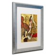 thumbnail image 3 of Trademark Fine Art "Two Friends" Canvas Art by Joarez, White Matte, Silver Frame, 3 of 4