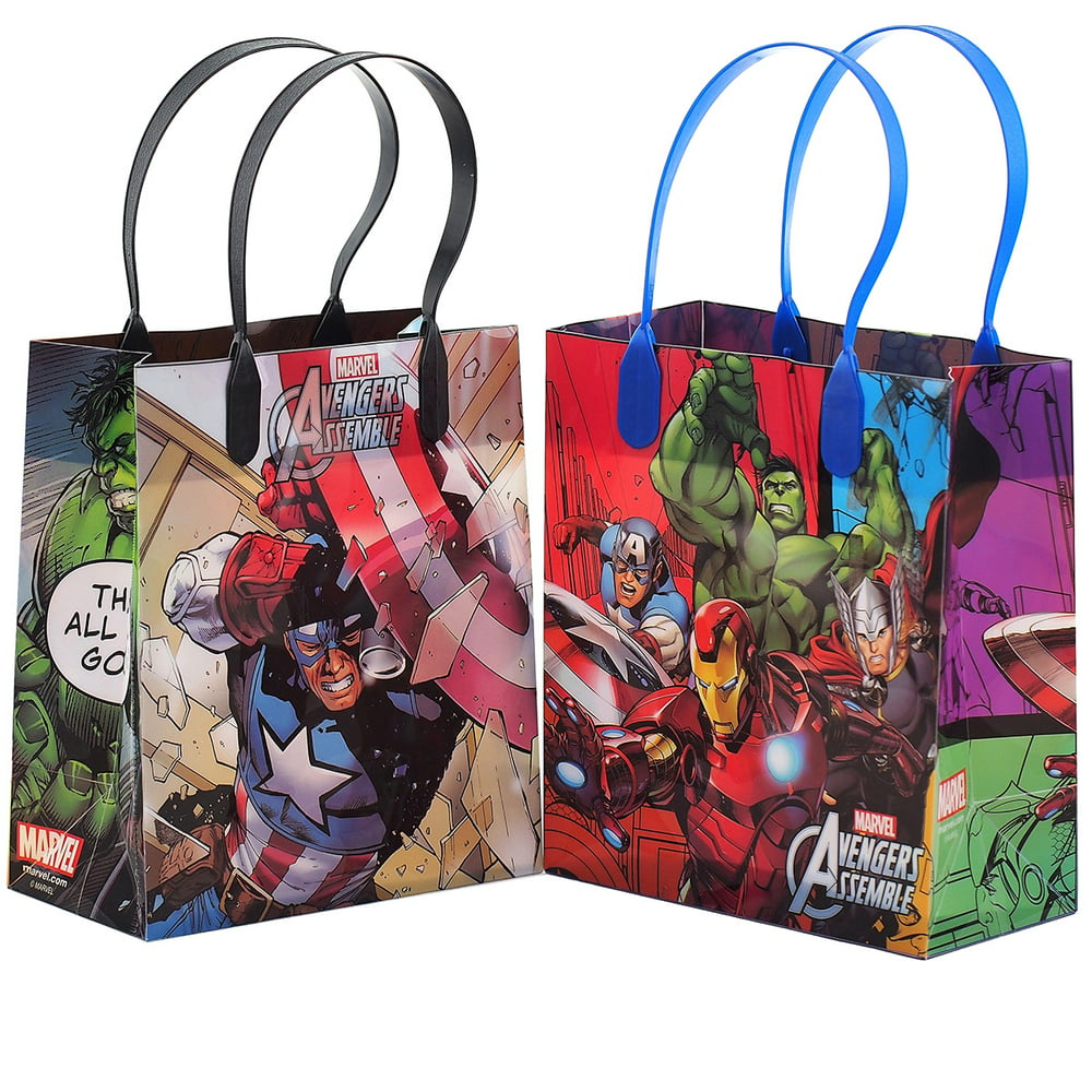 Marvel Avengers 12 Party Favors Small Reusable Goodie Gift