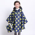 thumbnail image 4 of Goindgs Raincoat Toddler Wear Rain for Boy Kids Girls Cartoon Children 3D Ponchos Jacket Boys Coat&Jacket Hooded Rainwear Yellow 3-5 T, 4 of 8