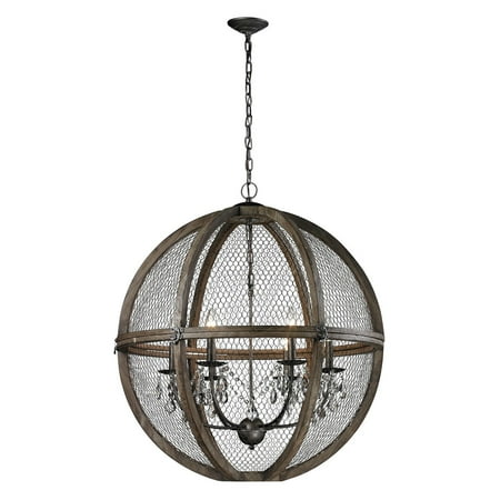 Renaissance 6 Light Oval Chandelier - Dimond Home Renaissance Invention 140-008 Chandelier