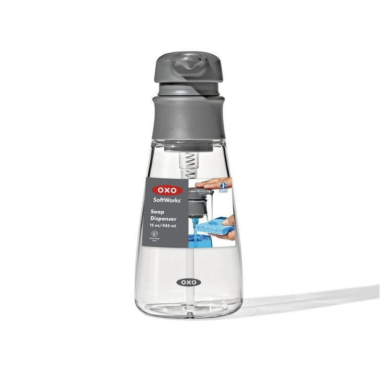 OXO Softworks Soap Dispenser, Plastic, 15 oz - Walmart.com