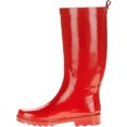 Women's Solid Buckle Rain Boots
