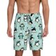 thumbnail image 1 of Balery Winter Skiing Penguin Pantalones cortos de pijama de punto de algodón para hombre con cinturilla y bolsillos-4X-Large, 1 of 6