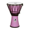 Toca 7 in. Freestyle Colorsound Djembe, Metallic Violet