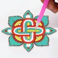 thumbnail image 4 of (BD603) Juego Posavasos Diamantes DIY Mandala (juego Posavasos 6 Piezas + 1 Estante Almacenamiento Sin Almohadilla Corcho), 4 of 9