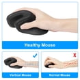 thumbnail image 3 of Wired vertical ergonomics vertical office 3 DPI black, 3 of 7
