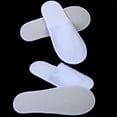 thumbnail image 5 of 20 Pares de Pantuflas Desechables con Punta Cerrada para Mujeres y Hombres Pantuflas Desechables Antideslizantes de Felpa Cepillada Ultrafinas para Hotel y Hogar, 5 of 5