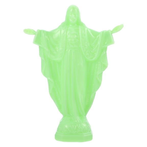 TINKSKY jesus decor for home Jesus Statue Green 1Pcs Table Ornament for General Users