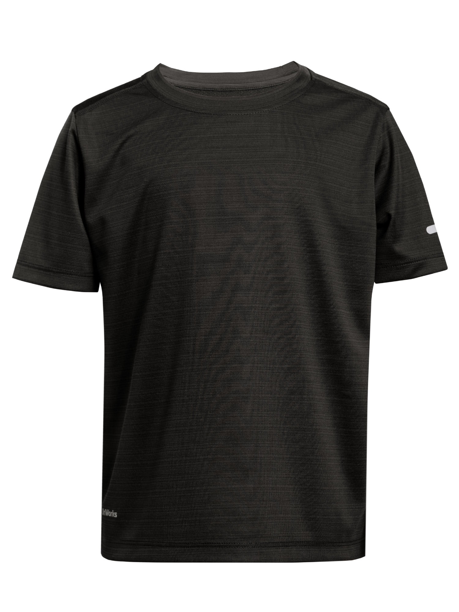 Athletic Works Boys Active Solid and Print Short Sleeve T-Shirts, 3-Pack, Sizes 4-18 & Husky