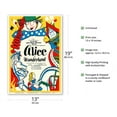 thumbnail image 2 of Alice in Wonderland - Broadway Production starring Eva Le Gallienne Margaret Webster - Vintage Theater Poster by David Klein c.1947 - Master Art Print (Unframed) 13in x 19in, 2 of 4