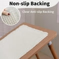 thumbnail image 5 of White Long Bathroom Rugs, Waffle Runner Bath Mat Non Slip Washable, Super Absorbent & Quick Dry, Boho Bath Mat Farmhouse Bathroom Decor, 24'' x 60'', White, 5 of 18