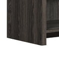 thumbnail image 5 of Twin Star Home TV Stand for TVs up to 65 inches with ClassicFlame Electric Fireplace with Open Shelves, Black Walnut, 5 of 7