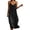 A-Black1185, variant on Women's Relaxed Drop Waist Dress Eyelet Trim Beach Casual Midi Dress