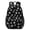 Dog Paw Print, variant on Dog Paw Print and Bone Black Pattern 17" School Backpacks for Teens,Waterproof Oxford Fabric,S-Shape Padded Straps for School,Travel,Hiking,Camping