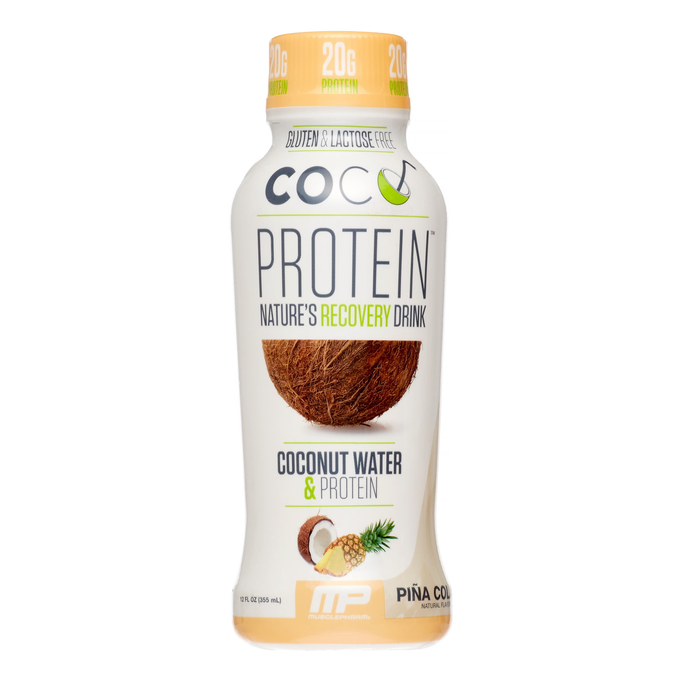 Muscle Pharm Coconut Protein RTD, Pina Colada, 12 Oz