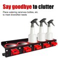thumbnail image 4 of Kaigelin Spray Bottle Storage Rack Wall Mounted Metal Hanger Storage for Spray Bottles Watering Cans Car Detailing Tools Easy Access Wear-Resistant Garage Organizer innate, 4 of 9
