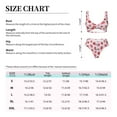 thumbnail image 4 of Kdxio Hand Drawn Strawberry Print Women's 2 Piece High Waisted Wrap Spaghetti Strap Summer Swimsuit Bikini Set-Medium, 4 of 7