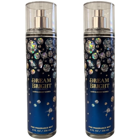 Bath & Body Works Dream Bright Fine Fragrance Mist Set 2 Pack 8 fl oz