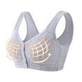 thumbnail image 5 of qolati Front Closure Push Up Bras for Women Seamless Stretch Full-Coverages No Underwire Everyday Bras Wireless Comfortable Breathable Support Sports Bras, 5 of 7