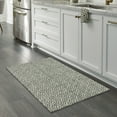 Mainstays Geometric Diamond Black Tonal Indoor Accent Rug, 1'8"x2'10