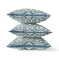 thumbnail image 2 of Amrita Sen CAPL428FSDS-ZP-16x16 Jahan Paisley Suede Zippered Pillow with Insert in Orange Indigo, 2 of 3