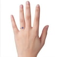 thumbnail image 4 of Claddagh Tanzanite Ring In Solid 14k Rose Gold, 4 of 6