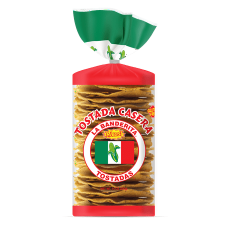 La Banderita Tostada Casera Style, 14 oz, 20 Count Bag