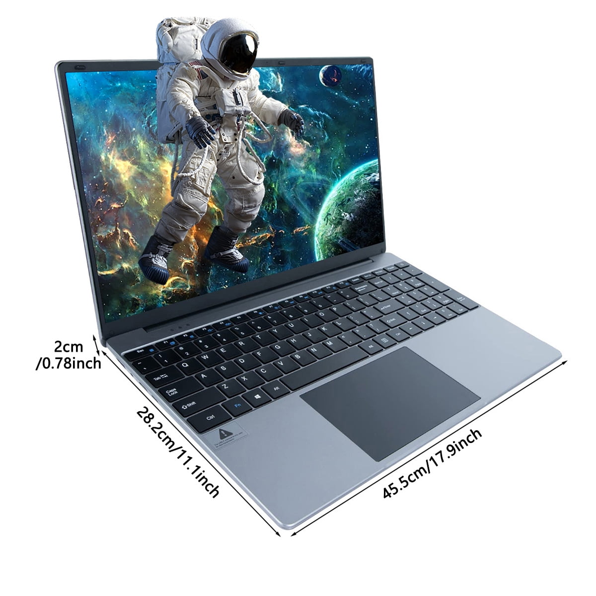 15.6 inch Notebook, Intel Celeron Quad-Core, 8GB RAM, 256GB ROM