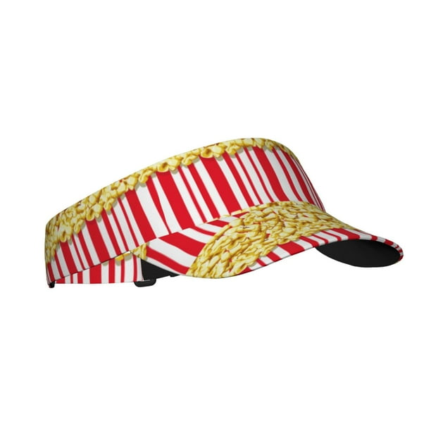 Balery Popcorn Gorra deportiva con visera ajustable para mujer y hombre (talla única)