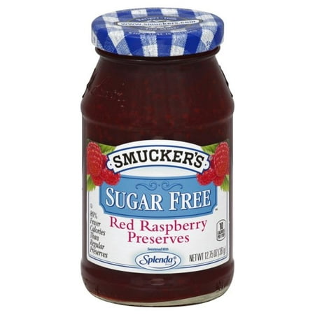 (2 Pack) Smucker's Sugar Free Light Red Raspberry Preserves, (Best Red Pepper Jelly Recipe)