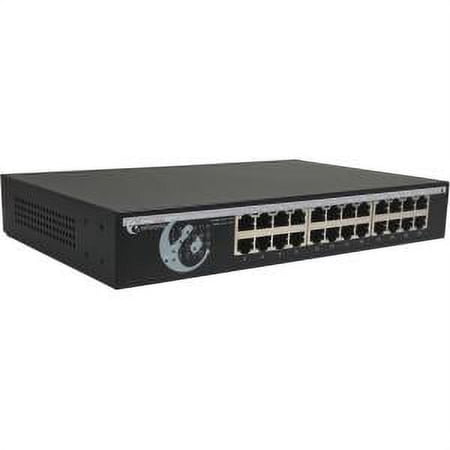 UPC: 0650177199221 | 24 Port 10/100/1000Mbps Unamanged Metal Desktop Ethernet Switch | Amer Networks SGRD24