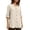 Gray, variant on Womens Casual Loose Fit V Neck Top - Breathable Cotton Linen Blend Blouse with Roll Tab Long Sleeves - Red,Size 4XL