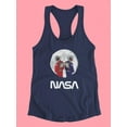 thumbnail image 3 of NASA Nasa Astronaut Duo Over Moon Racerback Tank Women -NASA Designs, Female x-Large, 3 of 4