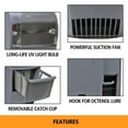 thumbnail image 3 of Bite Shield™ Electronic Wall-Mount Flying Insect Trap, Indoor & Outdoor Mosquito & Bug Control, 3 of 7