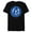 Black, variant on Marvel Avengers Assemble A-Logo Team Blue - Short Sleeve Blended T-Shirt for Adults - Customized-Yellow