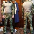thumbnail image 3 of Pre-Owned ZNGPNG Airsoft Military Uniform Camo Tactical Pants Safari Men Working Clothing Combat Shirt Hunting Suit Cargo Pants +Pads, 3 of 5
