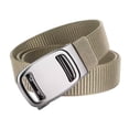 thumbnail image 5 of yuksok Nylon Belt for Men Casual Automatic Belt Buckle for Hiking Mountain Climbing beige, 5 of 9