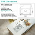thumbnail image 4 of 30 In Kitchen Single Sink Undercounter Sink Stainless Steel Laundry Tool Sink, 4 of 9