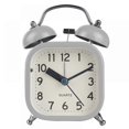 thumbnail image 1 of SAYTAY Alarm Clocks For Bedrooms, Cartoon Alarm Clock Square Alarm Clock , Student Children's Home Decoration Desktop Clock(Light Grey), 1 of 5