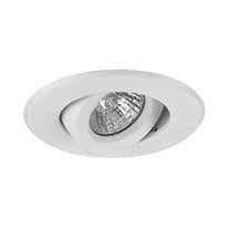 NICOR Lighting 4-Inch Gimbal Ring Trim for 4-Inch Housings, White (14558WH)