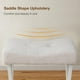 thumbnail image 3 of Taburete Memobarco, 46 cm, con patas en X de metal, color blanco, 3 of 9