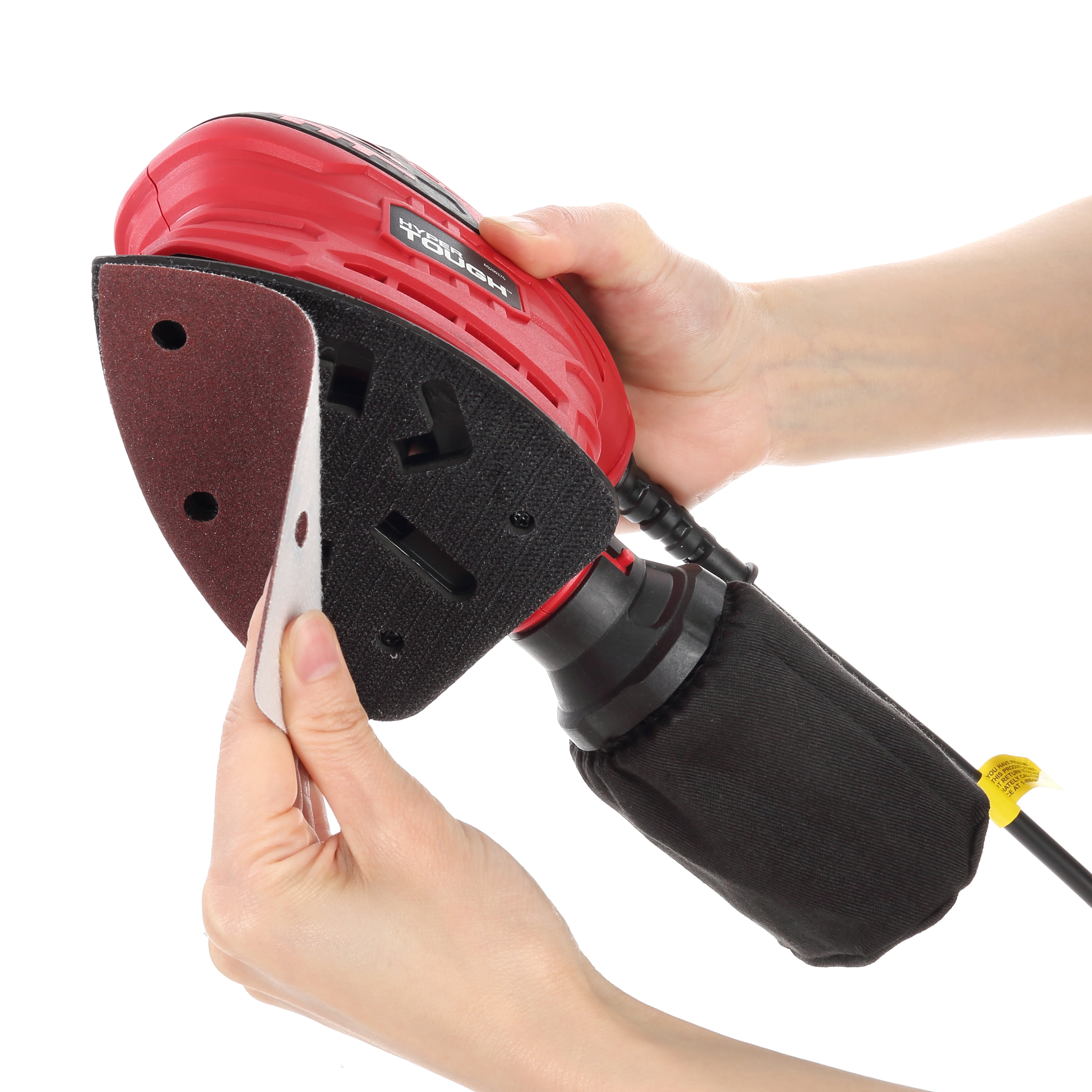 HyperTough 1.5-Amp Detail Sander with Sand Paper, Corded