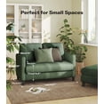 thumbnail image 4 of Welzona 51" Corduroy Loveseat Sofa, Small 2-Seater Couch for Small Spaces, Tool-Free Assembly,Green, 4 of 8