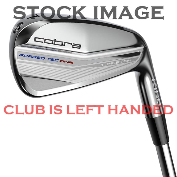 NEW LH Cobra KING Forged Tec ONE 5-PW GW Irons KBS $ Taper Lite Steel Regular